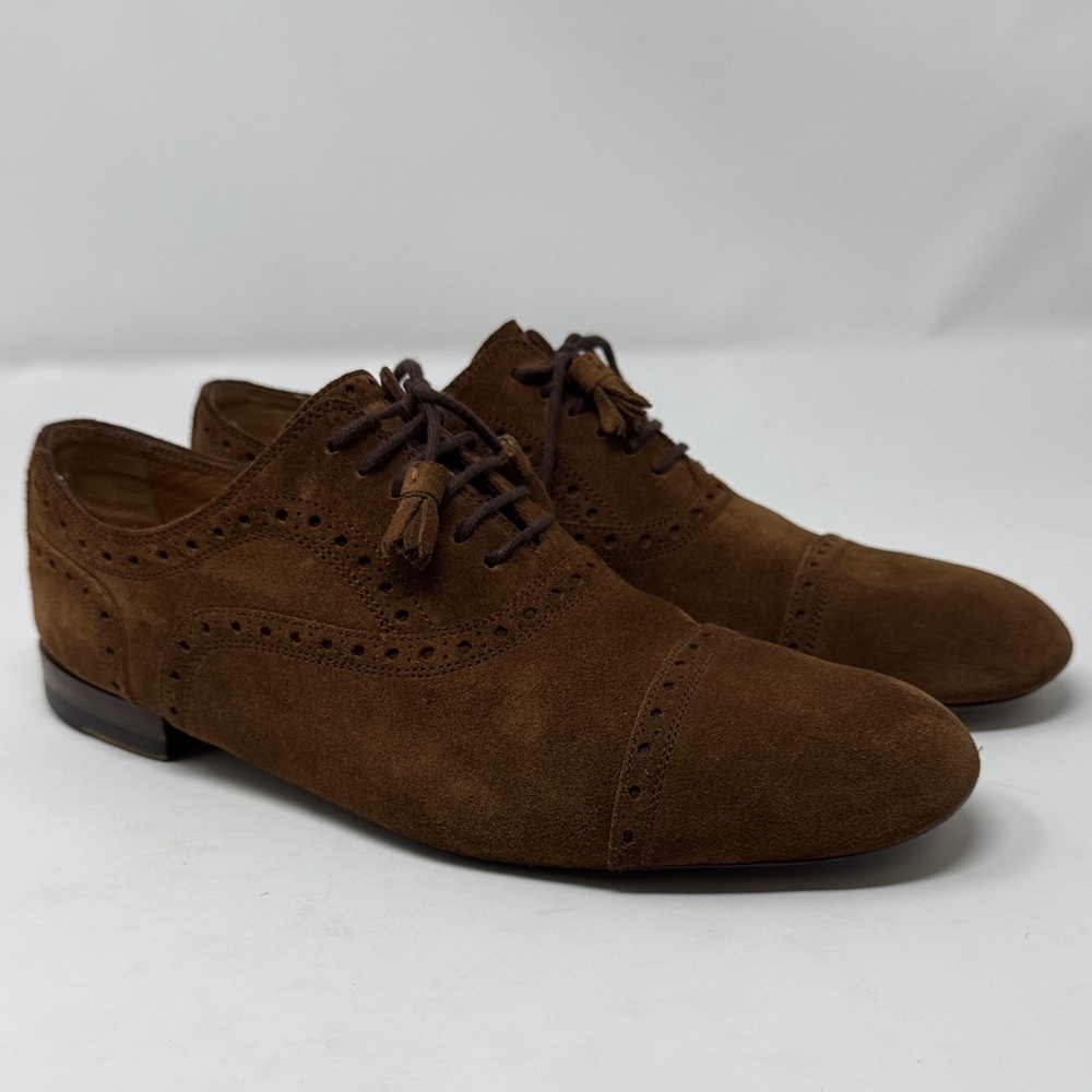 Gucci Brown Suede Women’s Lace up w/ Tassels